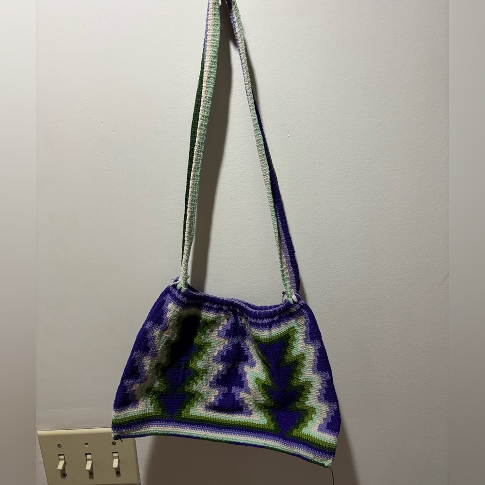 Homemade Bilum Bag from Papua New Guinea